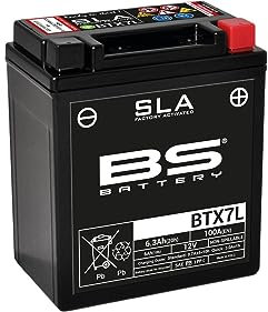 BS battery 300673 btx7l AGM SLA Moto Batterie Noir