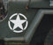 GRAFIC Aufkleber Sterne US Army für Auto cm 20x20 Militär Stern 4X4 Geländefahrzeug Offroad (Weiss)