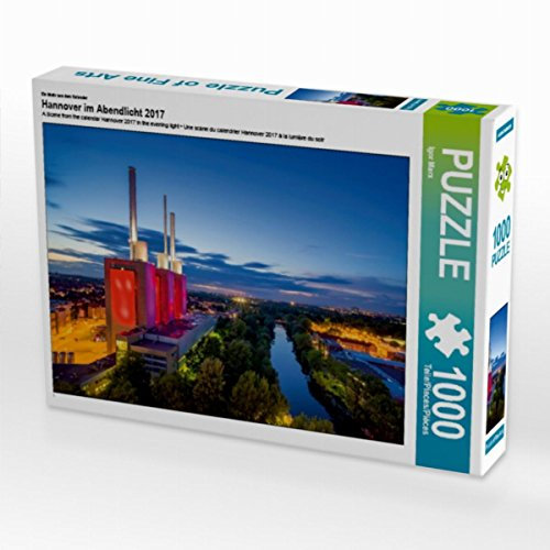 CALVENDO Puzzle EIN Motiv aus dem Kalender Hannover im Abendlicht 2017 1000 Teile Puzzle quer | Lege-Größe cm Foto-Puzzle für glückliche Stunden