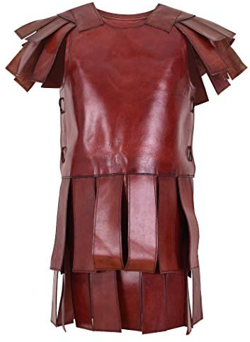 Battle-Merchant Römische Subarmalis aus Leder | Authentische römische Rüstung Dekorative Römer Replik, für Antike Reenactment & Historische Darstellungen, Ausstellungsstück
