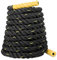 SportPlus Battle Rope, Seillänge 9 Meter, 3,8 cm Durchmesser, hochwertiges Schlagseil für Kraftausdauer & Muskelaufbau, Schwungseil für effektives Ganzkörpertraining & Functional Training, SP-BR-009