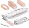 Genius Flawless Rasierer Epilierer Trimmer Haarentferner - mit integriertem Licht & elektrisch (8tlg. Doppel-Set batteriebetrieben)