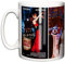 IIE - Poster classique du film musical Moulin Rouge et scène, 2001 Nicole Kidman, tasse à café ou thé en céramique.