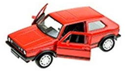 Welly Modellauto Volkswagen Golf I GTI rot