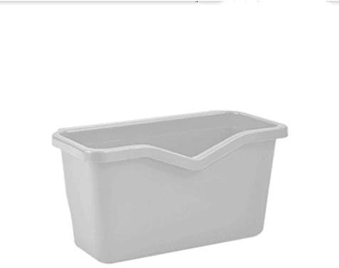 Poubelle suspendue, corbeille à papier murale de cuisine sans couvercle, bureau, salle de bain, bac de rangement suspendu de cuisine, blanc