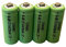 Dunamis Lot de 4 Piles 2/3 AAA, également 2/3AAA Rechargeables 1,2 V NiMH 200 mAh – Convient pour Les Lampes solaires de Jardin extérieur