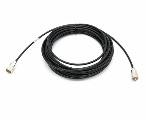 Maas RG-58 Koaxialkabel beidseitig mit PL Stecker - Varianten - (10 Meter)