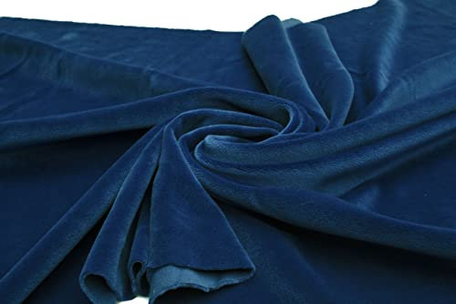 Minkee Super Soft, dehnbar Stoff 50 x 160 cm (Königsblau)