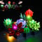 BrickBling Light Control Version Led Licht Set für 10309 Icons Sukkulenten, Dekorationslichter für Sukkulenten Botanical Collection Set für zum Basteln (Kein Modell)