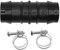 MYPURECORE YOU AT THE CORE Hose Pipe Connector Set – 25mm Pond 2 Wire Clips Joiner Adjustable Clamps Screw Fitting Standard 25-29mm Diameter Size. by MYPURECORE, Black