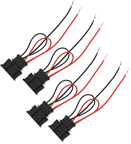 4pcs Câbles Adaptateurs de Haut-Parleur Connecteur d'adaptateur Faisceau de Câblage de Haut-Parleur de Voiture