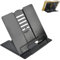 Buchständer Buchstützen Metall,Leseständer Metall,Kinder Buchstützen,Buch Halter,Bücherständer,Book Stand Kochbuchhalter für Lesen Küche und Büro mit Verstellbarer Neigung(Schwarz)