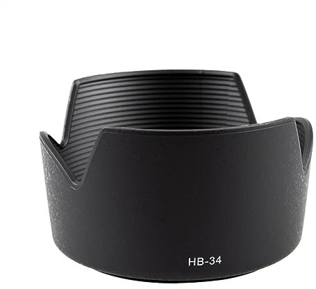 Gegenlichtblende, HB-34 Reversible Kamera-Gegenlichtblende, Objektiv-Sonnenschutz-Ersatz, for Nikon AF-S DX 55-200 mm F/4-5,6 G ED 85 mm F/3,5 G-Objektiv
