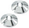 16mm Radiator Pipe Covers Chrome - Radiator Pipe Collars Cover, Radiator Pipe Collar for Radiator Pipes (10 PCS)