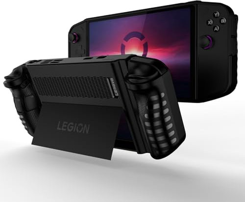 TGDPLUE Funda protectora compatible con Lenovo Legion Go 8.8 pulgadas 2023 consola de mano, accesorios Legion Go, funda de TPU suave con agarre ergonómico, antiarañazos (negro)