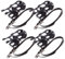 YARNOW 4 Stück Zehenclip für Mountainbikes Radfahren Zehenclip Fußstütze Fahrräder Zehenclips-Riemen Rennradzubehör pedelax Berg Fahrrad Anti-Rutsch-Zehenclip rutschfest Pedal mitgenommen
