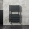 Radiant Living Flat Panel Heated Towel Rail Radiator Bathrooms Wall Mounted Anthracite Grey 650 x 400mm