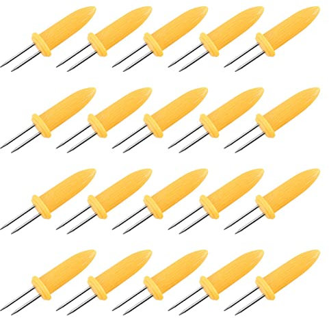 Supports Maïs Porte Maïs Supports Épis Maïs Fourchettes Maïs Supports Barbecue Maïs en Acier Inoxydable Épis Maïs Supports Cuisine Supports Barbecue Maïs Porte-maïs Acier Inoxydable