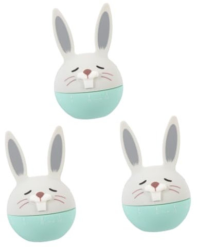 Alipis 3pièces Minuteur De Cuisine Mécanique Lapin Minuteur De Mignon Vert Outil De pour Cuisine Et Activités