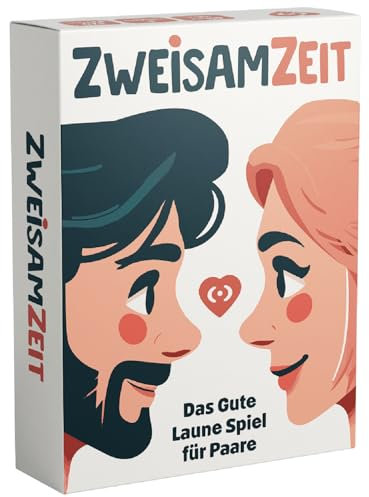 TIPSI ZweisamZeit - Spiel für Paare zu zweit | Mit lustigen Aufgaben & Fragen | Pärchen Geschenke für Männer, Freund & Freundin | Jahrestag Geschenk für ihn & sie oder zum Valentinstag