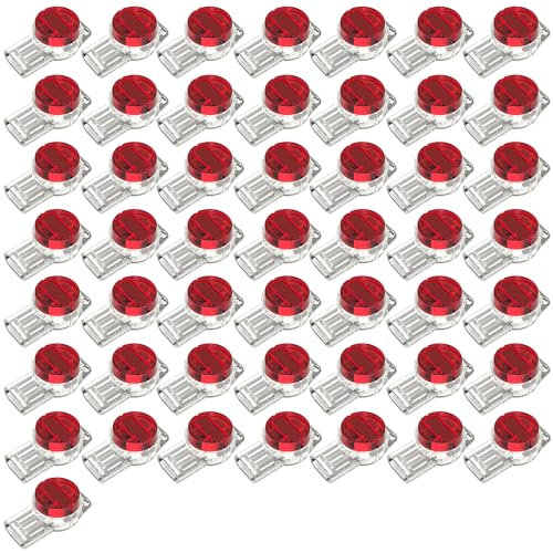 SEABABOO Connettori Per Cavi Telefonici Morsetti Per Cavo Di Rete Connettore Di Giunzione Impermeabili Connettore Giunzione per Cavi Telefono E Computer Connettore Linea Dati Cavo (K3 50Pezzi)