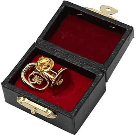 Gedourain Gold Tuba-Brosche, Elegante Musikinstrument-Brosche, Zarte Dekoration für Musikliebhaber für Party