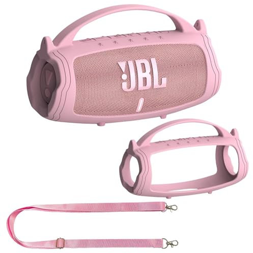 BCWEGION Silicone Protective Case & Carrying Case for JBL Charge 4 / Charge 5 Portable Bluetooth Speaker Accessory Case for JBL Charge 5 / Charge 4 Bluetooth Speaker