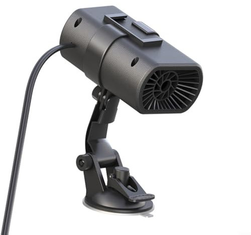 HOHOVYVY Radiateur soufflant de voiture, 12 V, 12 V 200 W, chauffage de voiture réglable et portable, pour véhicules (modèle ordinaire)
