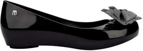Melissa Womens Ultragirl Sweet XXIV Jelly Ballet Flats - Black - 7