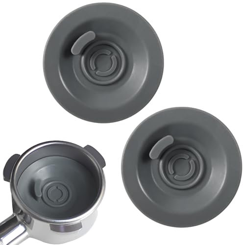 Nynkyon 2pcs Sage Coffee Machine Cleaning Tablets for Handle, Elastic Silicon Accessories for Breville, 54mm Universal Cleaning Disc for Most Espresso Machines