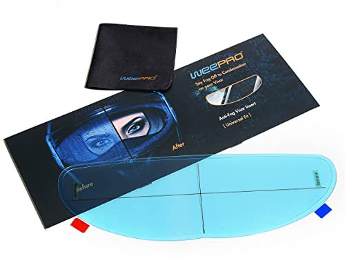 Lente per casco da moto, Pellicola fotocromatica e antiappannamento for visiera del casco del motociclo Inserto scudo for casco Lente Pellicola for visiera di transizione da una tinta trasparente a un