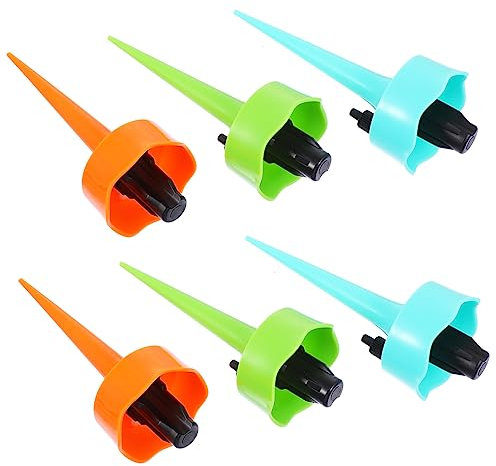 Yardwe Gartenbewässerungstropfer Für Pflanzen – 6 Selbstbewässernde Spikes Einfache Einrichtung Für Die Automatische Bewässerung Im Außen- Und Innenbereich