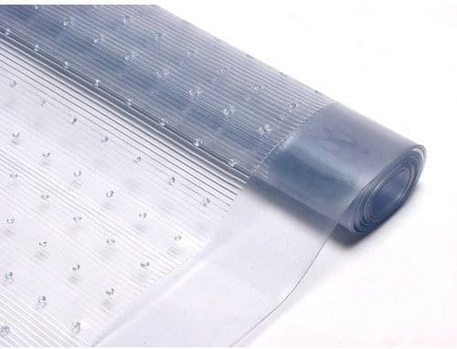 RIXI Clear Heavy-Duty Vinyl Plastic Carpet Protector 100% waterproof Carpet Floor Mat Protector Runner Guard Protector Sheet Home Office Hallway Kitchen Runner 27 Inches(2.231ft) Wide (6 FT)