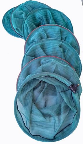 nassa rete carpa metri 3,00 pesca drorepellente fitta robusta Porta Pesci panchetto paniere Gara Cerchi in Alluminio diam. cm. 50