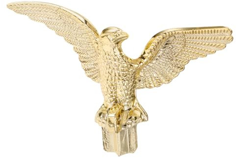 Abaodam Adler-Flaggenmast-Kopf-Dekoration, Adlerform, Ornament für Fahnenmasten, langlebiges Adler-Endstück für Gärten und Veranstaltungen, Einzeleinheit