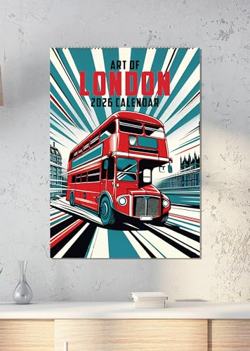 Art of London Kalender 2026 - Ein Jahr ikonischer Stadtlandschaften und kreativer Ausdrucksformen