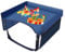 yakermur Mesa infantil para viajes, plegable para asiento de coche, bandeja para viajes infantiles, correas ajustables, organizador de mesa de regazo plegable para niños