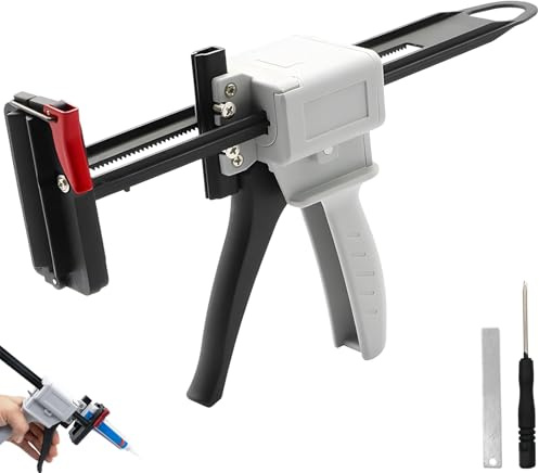 Toothpaste Tube Glue Gun, 704 Universal Manual Extruder Tube Squeezing Machine, Silicone Glue Dispenser for Toothpaste Cream Sealant Epoxy Resin Adhesive Repair