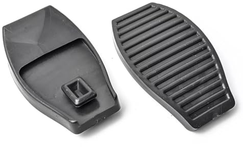 Wodsty Set di 2 coperture per pedale freno e frizione, per Fiat Punto, Evo Iii Ande 500L, Doblo Ii, Opel Combo D, Alfa Romeo Mito, Citroen Nemo, Peugeot Bipper, Black Abs 71746348