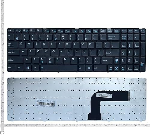 ZGGOZDH Tastiera USA per ASUS per Laptop K53 K53E X52 X52F X52J X52JR X55 X55A X55C X55U K73 K73B K73E K73S X61 NJ2