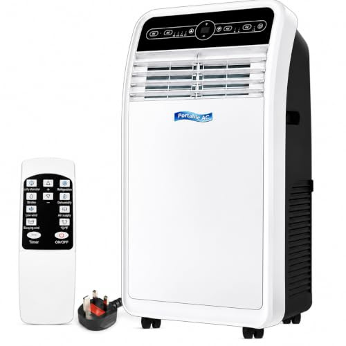 18000 BTU Portable Air Conditioner 3-in-1 Cooler, Dehumidifier & Fan with 24H Timer and Remote
