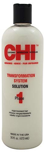 CHI - Transformation System A - Phase 1 - Solution CHI Transformation System - Haarglättung - Phase 1 Solution - rote Formel - 450 ml