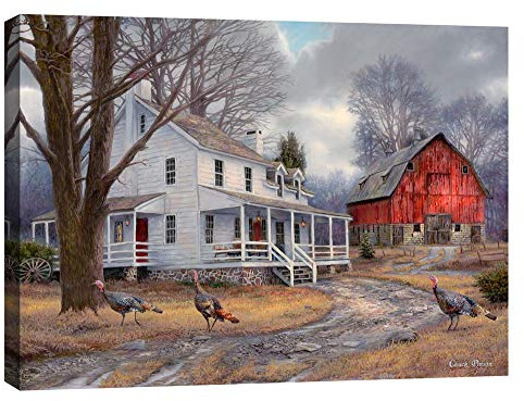Cortesi Home Chuck Pinson Leinwandbild, Motiv The Way It Used to Be Drucke, Canvas, GRAU, 26 in x 34 in