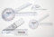 AnthroFlex Set di 4 Goniometro Ortopedico per Fisioterapia: 30cm, 20cm, Dito, Spina Dorsale