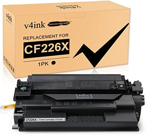 v4ink 26X CF226X Toner Kompatibel für HP 26A CF226A für Laserjet Pro M402dw M402dn M402n M402 MFP M426fdw M426fdn M426dw (1 Schwarz)