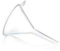 Spinnrad Pulvertrichter 4 mm Polypropylen Funnel