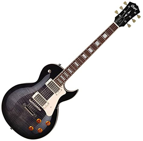 Cort CR250 Gitarre, Saitenstärke 10-46, Hochglanzschwarz