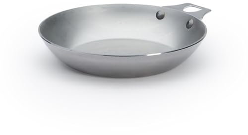 De Buyer Mineral B Frying Pan with Detachable Element, 20 cm, Steel, Silver, 30.81 x 24.41 x 5.59 cm