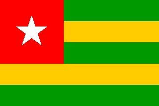 Togo Drapeau 150 cm x 90 cm