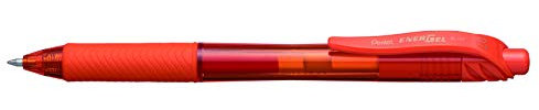 Pentel EnerGel X BL107-FX Gel-Tintenroller, orange, 0,7 mm Strichstärke, Druckmechanik, nachfüllbar